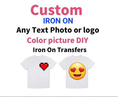 Custom iron labels for - on,