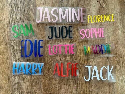 Personalised iron names - personalised,