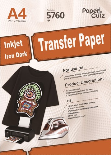 Shirt paper iron on - a4, t-shirt