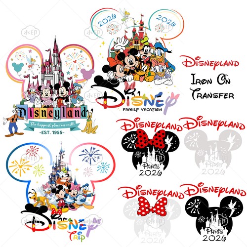 Disneyland iron tshirt - iron, on