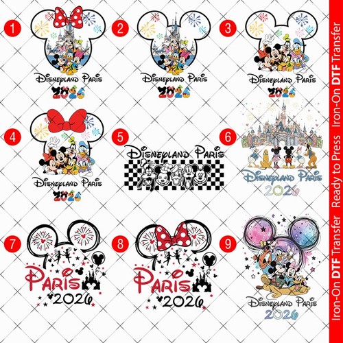 Disneyland paris dtf iron - paris,