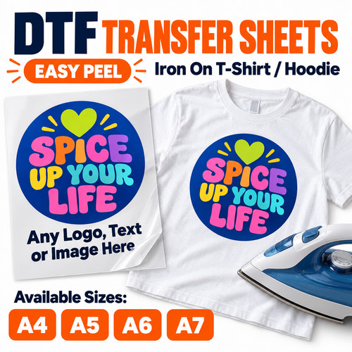 Dtf sheets any - logo, image