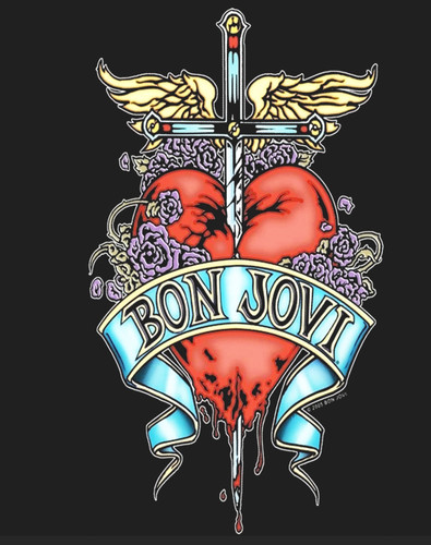 Bon jovi dtf - jovi, halftones