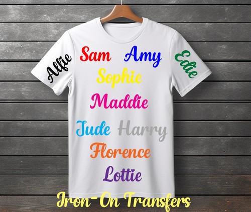 Personalised iron names - personalised,