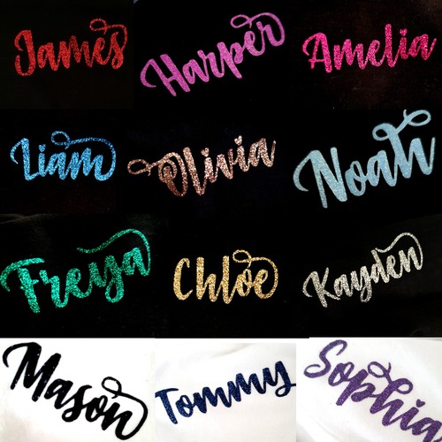 Personalised text name glitter - name,