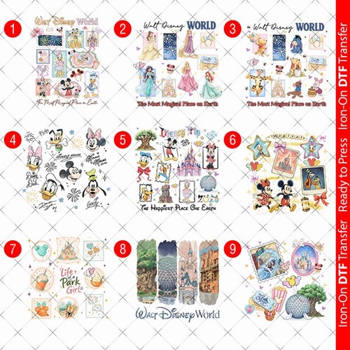 Disney trip dtf iron - disney,