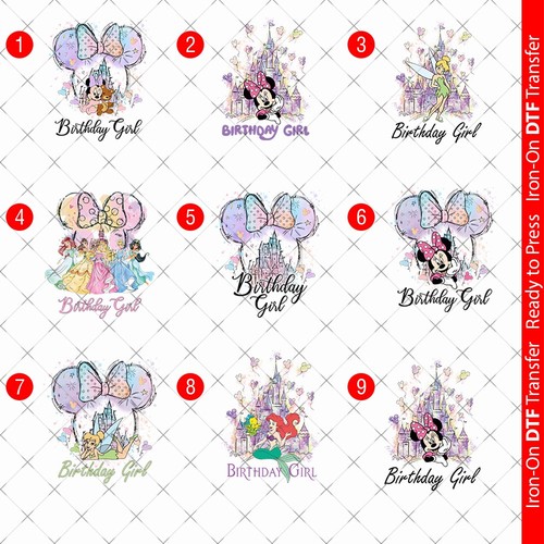 Disney birthday girl - girl, on