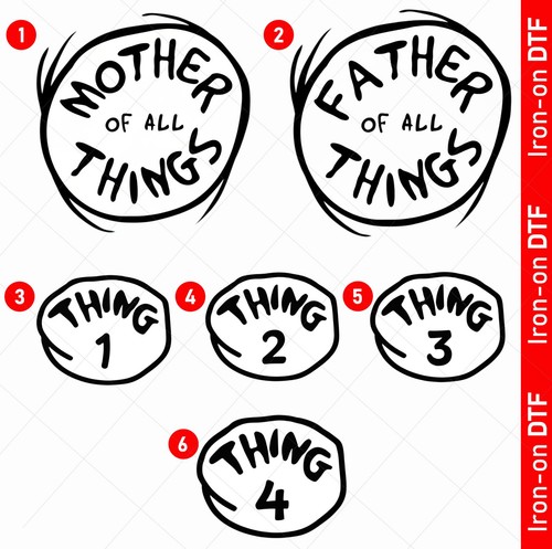 Thing one and two - thing,