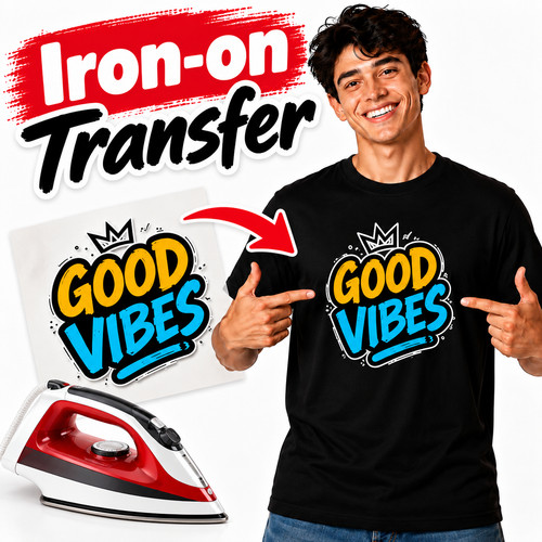 Personalised custom iron t - on,
