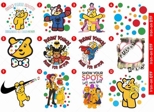 Spotty day pudsey - spotty, bear