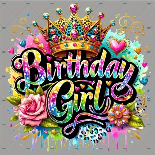 Happy birthday girl iron - girl,