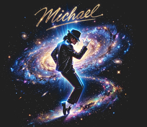 Michael jackson dtf halftone - michael,